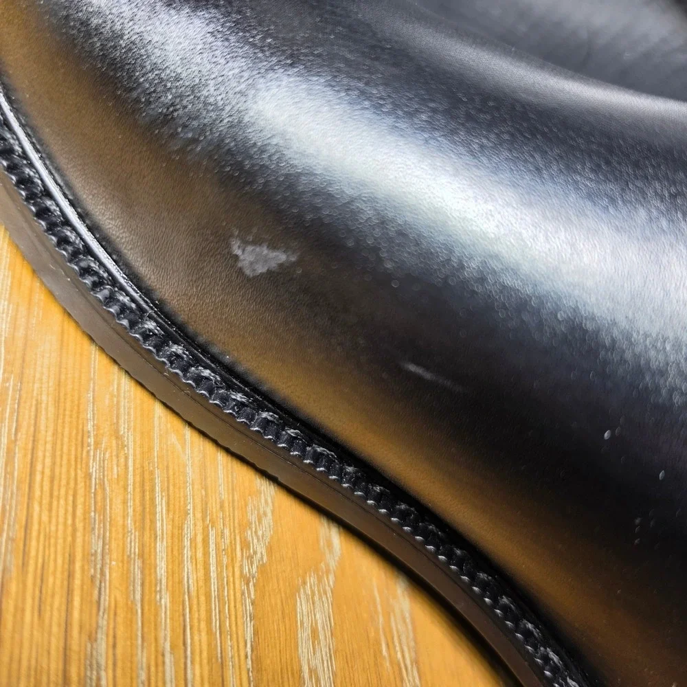 J. Ferrar Blake Mens Chelsea Boots Black Size 12M Side Zip Memory Foam New